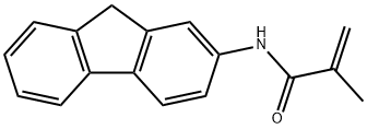N-(9H-フルオレン-2-イル)メタクリルアミド 化学構造式