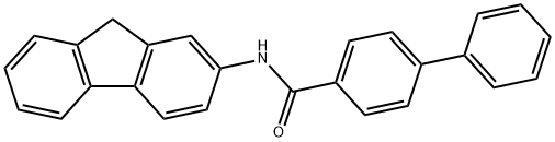 N-(9H-Fluoren-2-yl)-1,1'-biphenyl-4-carboxamide 结构式