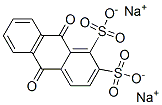 アントラキノンジスルホン酸ジナトリウム 化学構造式