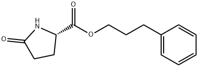 3-phenylpropyl 5-oxoprolinate Structure