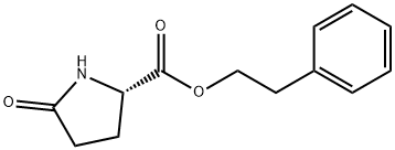 5-オキソプロリン2-フェニルエチル 化学構造式