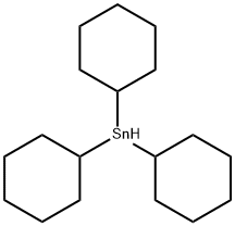 TRICYCLOHEXYLTIN HYDRIDE 化学構造式