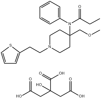 クエン酸スフェンタニル 化学構造式