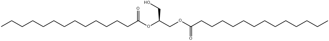 1,2-DIMYRISTOYL-SN-GLYCEROL Structure