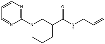 605623-89-0 3-Piperidinecarboxamide,N-2-propenyl-1-(2-pyrimidinyl)-(9CI)