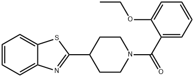 Piperidine, 4-(2-benzothiazolyl)-1-(2-ethoxybenzoyl)- (9CI) 结构式