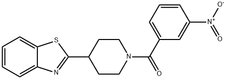 Piperidine, 4-(2-benzothiazolyl)-1-(3-nitrobenzoyl)- (9CI)|