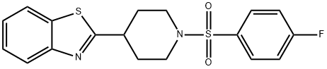 Piperidine, 4-(2-benzothiazolyl)-1-[(4-fluorophenyl)sulfonyl]- (9CI)|