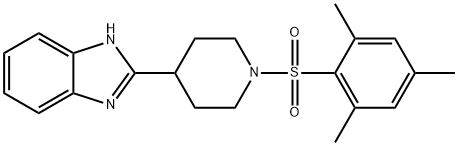 605629-37-6 Piperidine, 4-(1H-benzimidazol-2-yl)-1-[(2,4,6-trimethylphenyl)sulfonyl]- (9CI)
