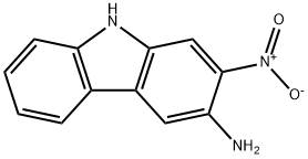 2-硝基-9H-咔唑-3-胺 结构式