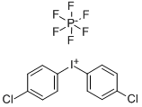 Bis(4-chlorophenyl)iodonium hexafluorophosphate Struktur