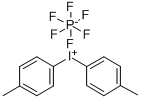 ジ-p-トリルヨードニウム·ヘキサフルオロホスファート 化学構造式