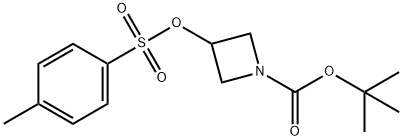 3-(トシルオキシ)アゼチジン-1-カルボン酸TERT-ブチル 化学構造式