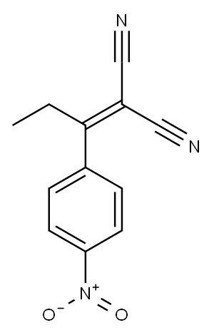 2-(1-(4-NITROPHENYL)PROPYLIDENE)MALONONITRILE 结构式