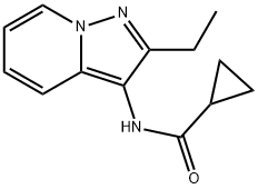 Cyclopropanecarboxamide, N-(2-ethylpyrazolo[1,5-a]pyridin-3-yl)- (9CI) Structure