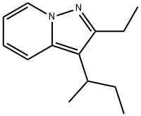 Pyrazolo[1,5-a]pyridine, 2-ethyl-3-(1-methylpropyl)- (9CI) Structure