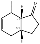 1-Indanone,3a,4,7,7a-tetrahydro-7-methyl-,cis-(7CI) 化学構造式