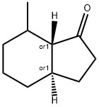 1-Indanone,hexahydro-7-methyl-,trans-(7CI) Structure