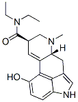 9,10-ジデヒドロ-N,N-ジエチル-12-ヒドロキシ-6-メチルエルゴリン-8β-カルボアミド 化学構造式