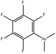 Pentafluorophenyldimethylarsine 结构式