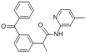 吡酮洛芬,60576-13-8,结构式