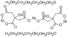 NICKEL(+2)CITRATE 14-WATER Structure
