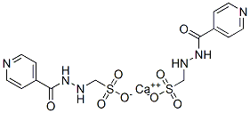 bis[2'-(sulphomethyl)isonicotinohydrazide], calcium salt Structure