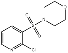 4-(2-氯砒啶-3-基磺酰)吗啉 结构式