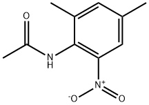 N-(2,4-dimethyl-6-nitro-phenyl)acetamide Struktur