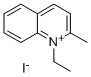 1-ETHYLQUINALDINIUM IODIDE Structure