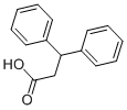 3,3-Diphenylpropionic acid Struktur