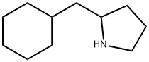 2-(环己基甲基)吡咯烷, 60601-74-3, 结构式
