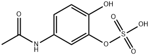 N-[4-Hydroxy-3-(sulfooxy)phenyl]acetaMide SodiuM Salt Struktur