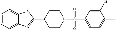 606082-25-1 Piperidine, 4-(2-benzothiazolyl)-1-[(3-chloro-4-methylphenyl)sulfonyl]- (9CI)