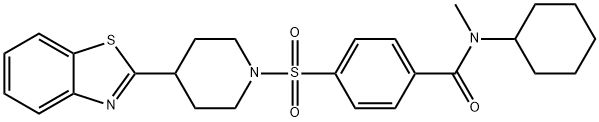 606083-28-7 Benzamide, 4-[[4-(2-benzothiazolyl)-1-piperidinyl]sulfonyl]-N-cyclohexyl-N-methyl- (9CI)
