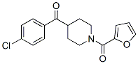 Piperidine, 4-(4-chlorobenzoyl)-1-(2-furanylcarbonyl)- (9CI) Structure