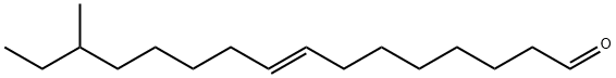 (E)-14-methylhexadec-8-enal Structure