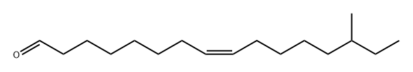 (Z)-14-METHYL-8-HEXADECEN-1-AL Structure