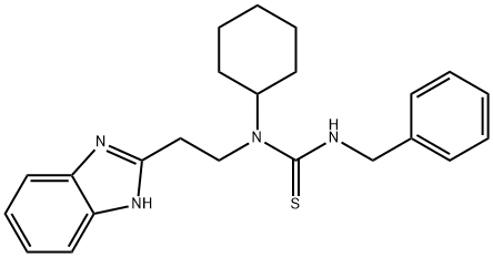 Thiourea, N-[2-(1H-benzimidazol-2-yl)ethyl]-N-cyclohexyl-N-(phenylmethyl)- (9CI)|