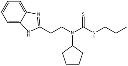 Thiourea, N-[2-(1H-benzimidazol-2-yl)ethyl]-N-cyclopentyl-N-propyl- (9CI)|
