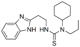 Thiourea, N-[2-(1H-benzimidazol-2-yl)ethyl]-N-cyclohexyl-N-propyl- (9CI) 化学構造式