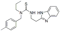 Thiourea, N-[2-(1H-benzimidazol-2-yl)ethyl]-N-[(4-methylphenyl)methyl]-N-propyl- (9CI) Struktur