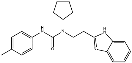 Urea, N-[2-(1H-benzimidazol-2-yl)ethyl]-N-cyclopentyl-N-(4-methylphenyl)- (9CI)|