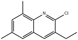 Quinoline, 2-chloro-3-ethyl-6,8-dimethyl- (9CI) Structure