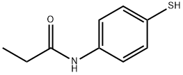 Propanamide,  N-(4-mercaptophenyl)- Structure