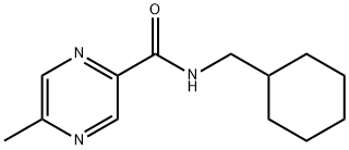 Pyrazinecarboxamide, N-(cyclohexylmethyl)-5-methyl- (9CI) Structure