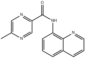 Pyrazinecarboxamide, 5-methyl-N-8-quinolinyl- (9CI) Structure