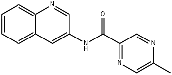 Pyrazinecarboxamide, 5-methyl-N-3-quinolinyl- (9CI) Structure
