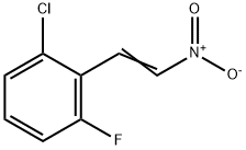 2-CHLORO-6-FLUORO-OMEGA-NITROSTYRENE Structure