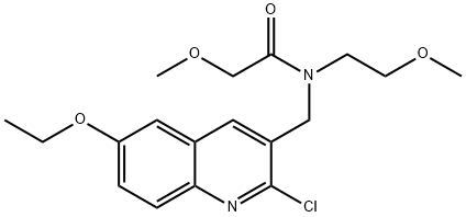 Acetamide, N-[(2-chloro-6-ethoxy-3-quinolinyl)methyl]-2-methoxy-N-(2-methoxyethyl)- (9CI)|